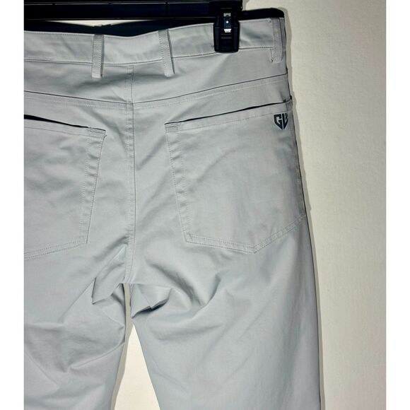 Graham Luxe Men’s Light Grey Performance Golf Pants 30x32 - Picture 6 of 6